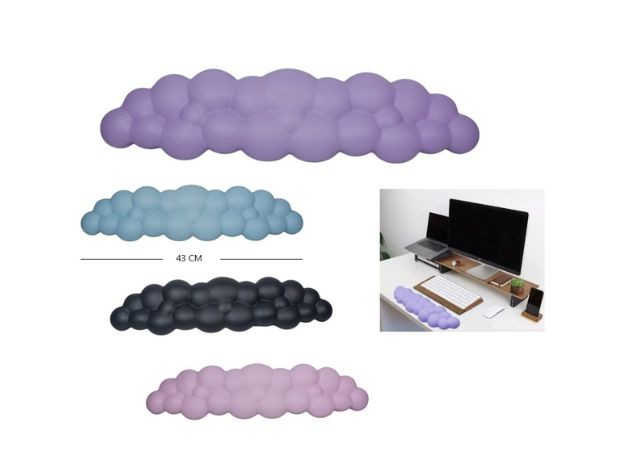 &u+ MOUSE PAD ANTIDESLIZANTE NUBE